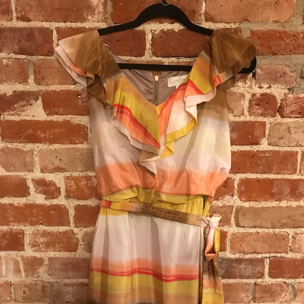 Bright colored Jessica Simpson dress